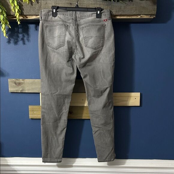 Lucky Brand Women's Charlie Super Skinny Gray Jeans with Zippers. Sz 10 EUC - Picture 2 of 12